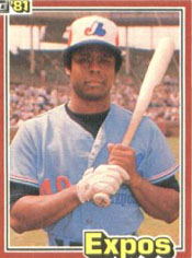 Expos 1B Warren Cromartie